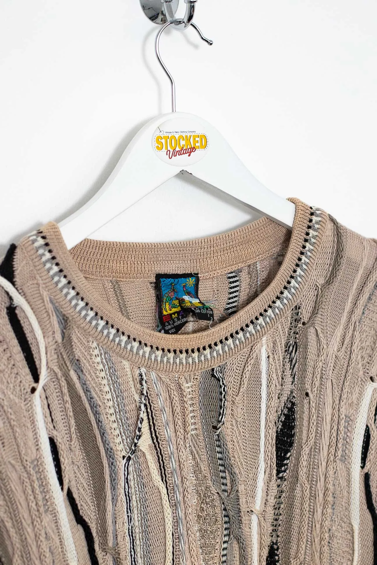 00s Emaroo Coogi Style Knit Jumper (L)