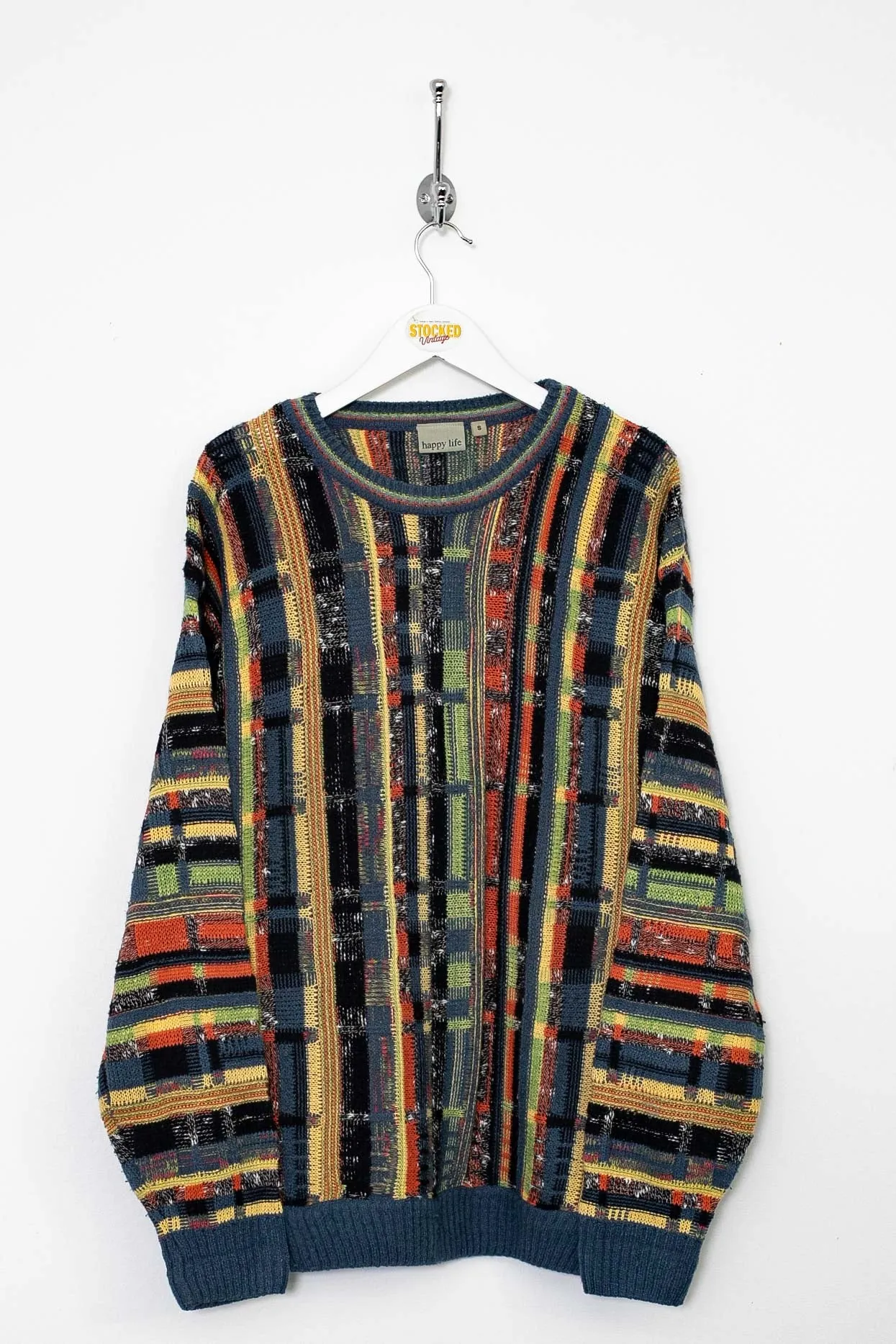 00s Patterned Coogi Style Jumper (S)