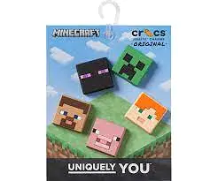 10011273 Minecraft 5Pk Jibbitz