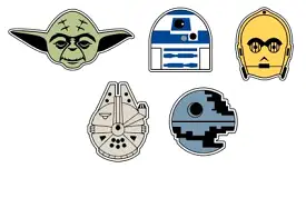 10012077 Star Wars 5Pk Jibbitz