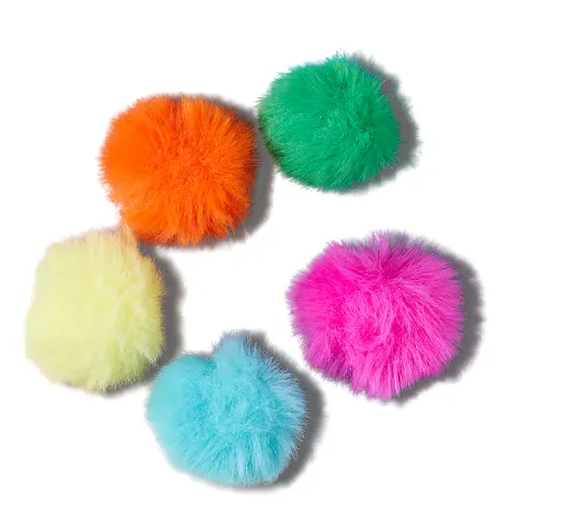 10012131 80S NEON PUFF BALLS 5PK