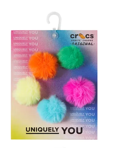 10012131 80S NEON PUFF BALLS 5PK