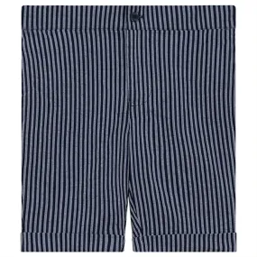 1102-Navy-STRIPED BERMUDAS