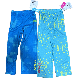 2 pair Children's Crocs  Pull-on Sleep Pant - Size 5