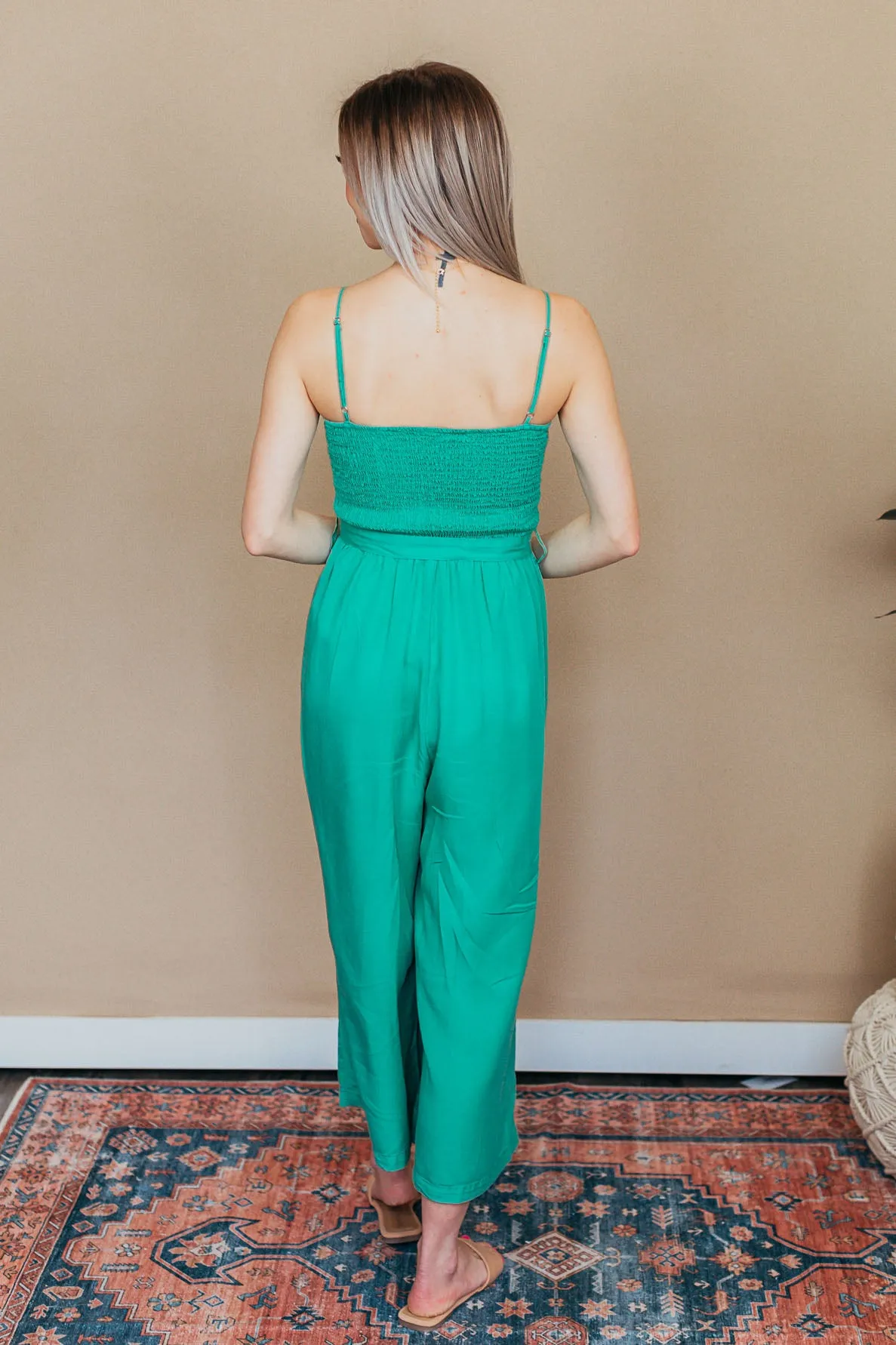 Allison Smocked Jumpsuit