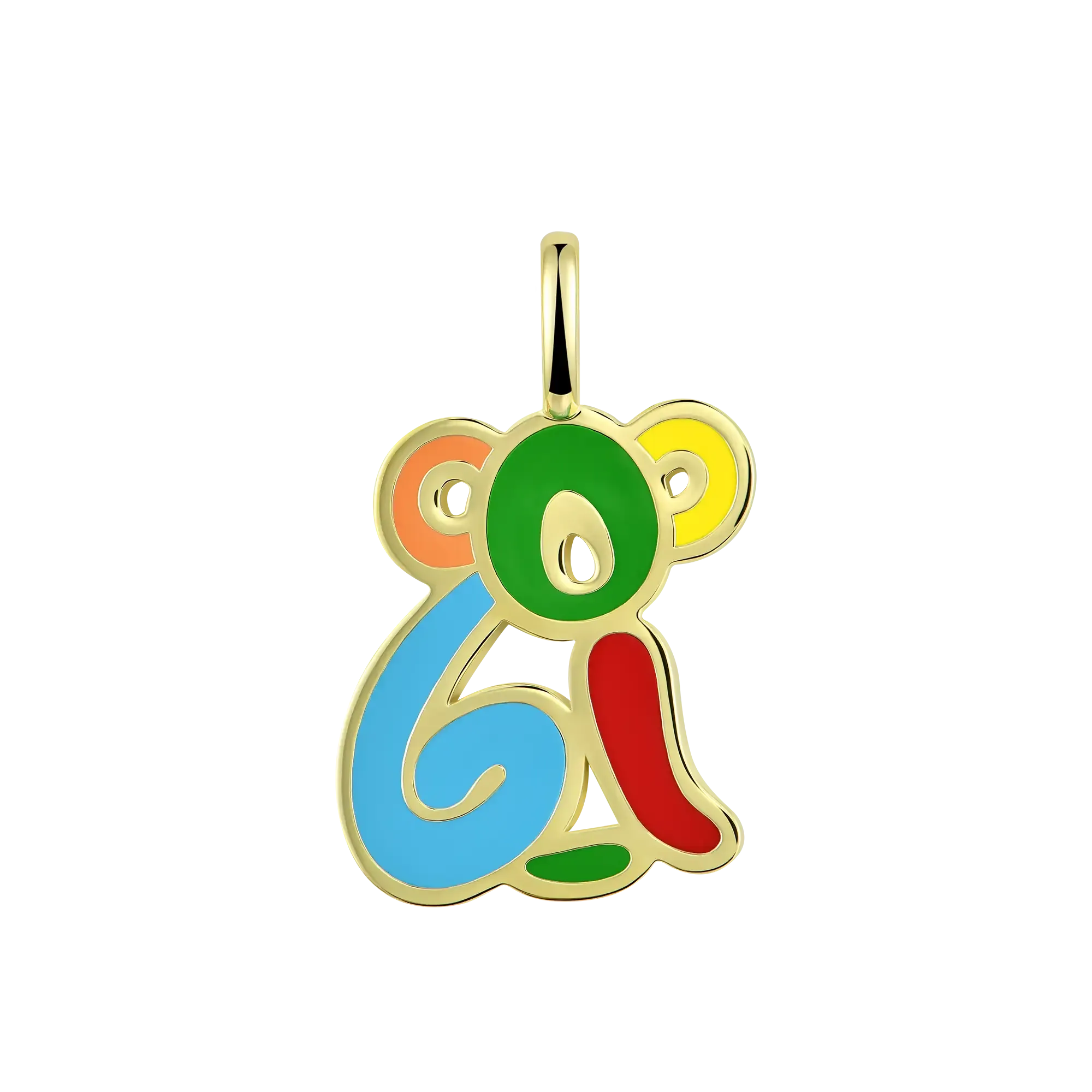 APORRO X COOGI Colored Koala Enamel Pendant