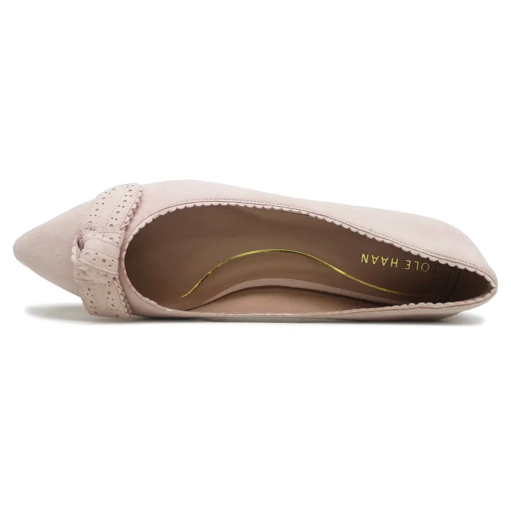 Bellport Bow Skimmer Suede Women's Flats Shoes