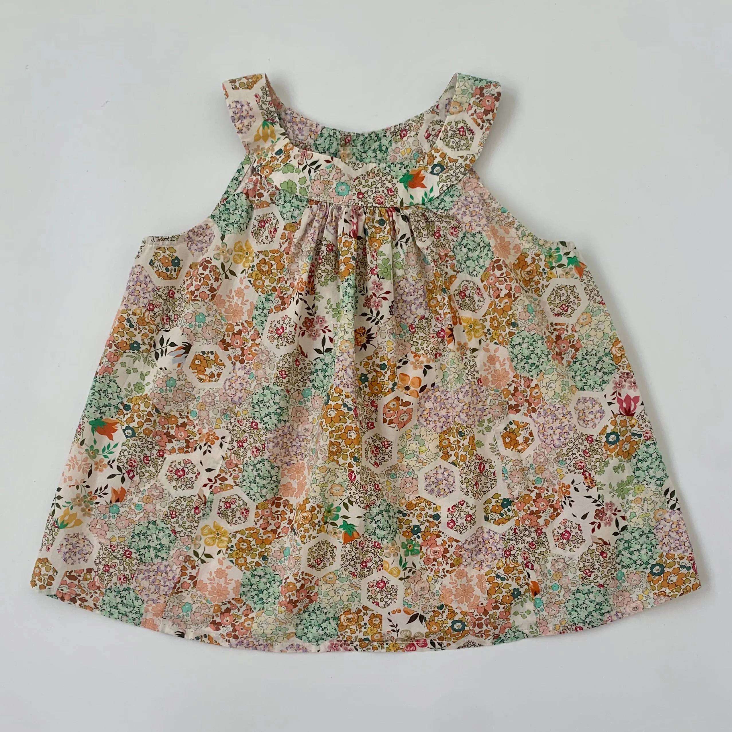 Bonpoint Liberty Print Patchwork Summer Top: 4 Years