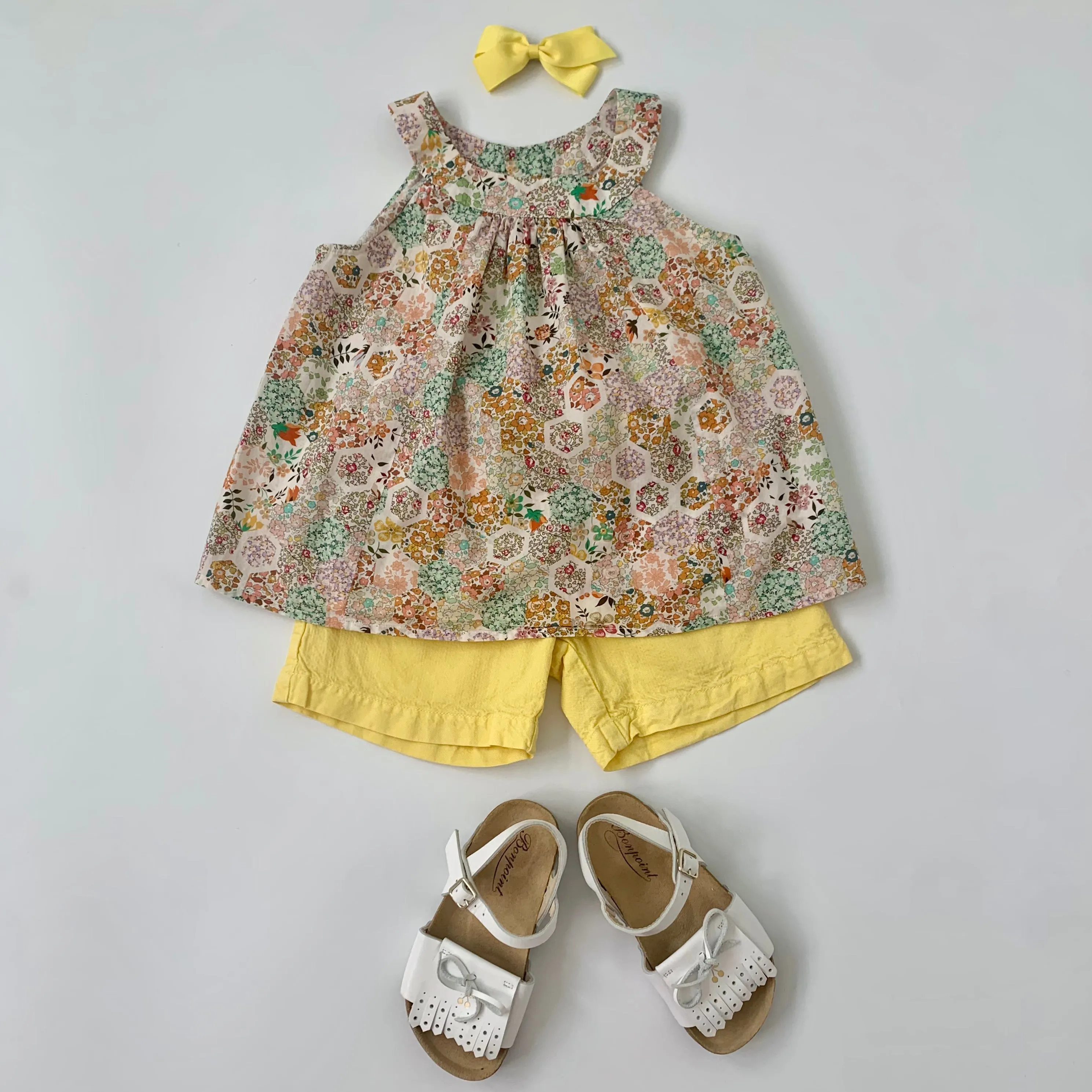 Bonpoint Liberty Print Patchwork Summer Top: 4 Years