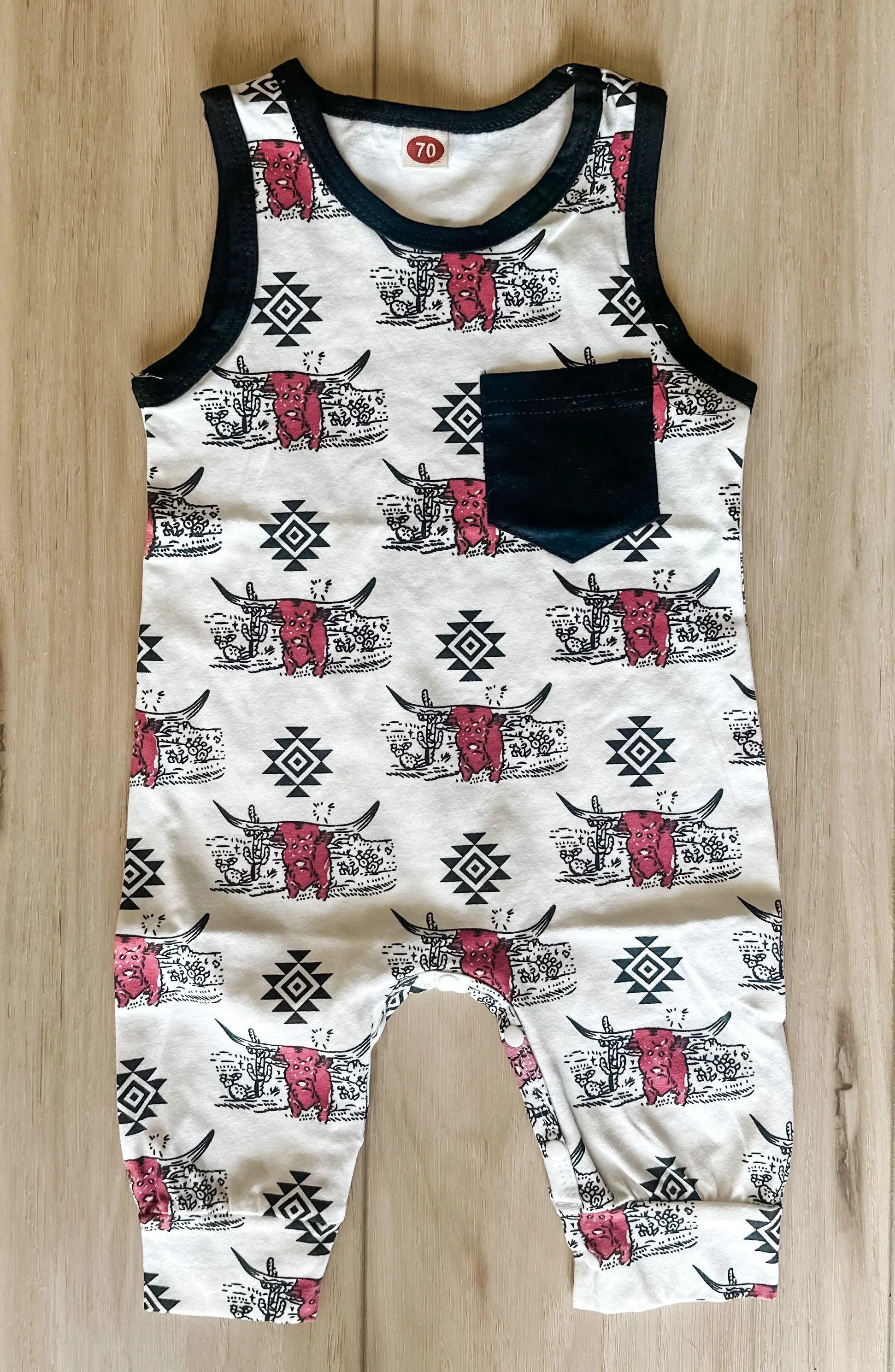 Bull headed romper