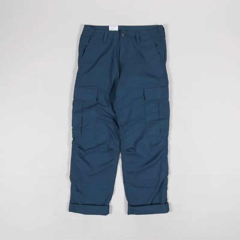 Carhartt WIP Regular Cargo Pant Admiral Columbia Ripstop