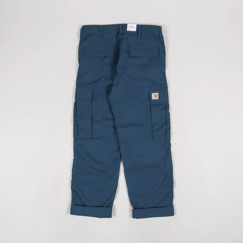 Carhartt WIP Regular Cargo Pant Admiral Columbia Ripstop