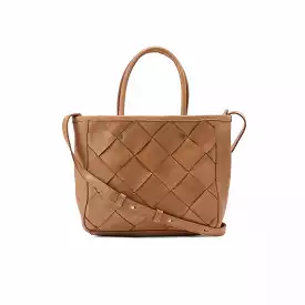 Carry-All Handwoven Satchel Almond