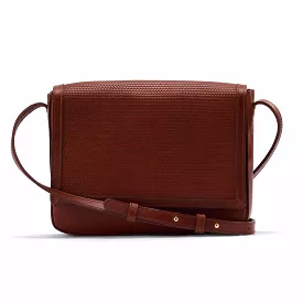 Clara Crossbody Woven Brandy