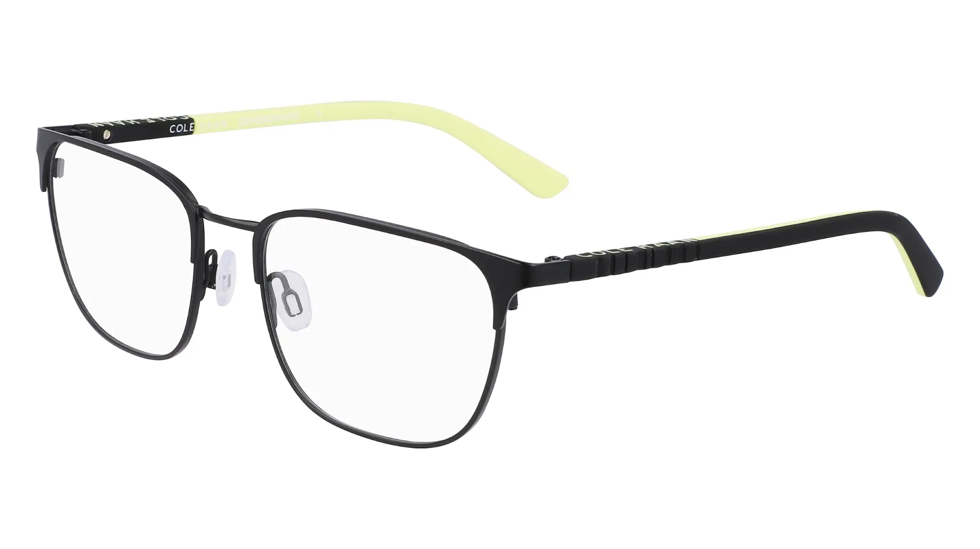 Cole Haan CH4505 001 Eyeglasses Black Full Rim Rectangle Shape 54-18-140