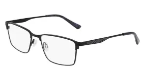 Cole Haan CH4514 001 Eyeglasses Black Full Rim Rectangle Shape 54-17-140