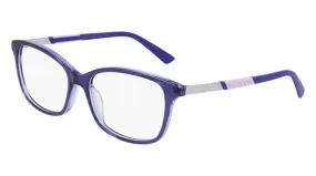 Cole Haan CH5052 505 Eyeglasses Women's Plum Crystal Full Rim 54-16-140