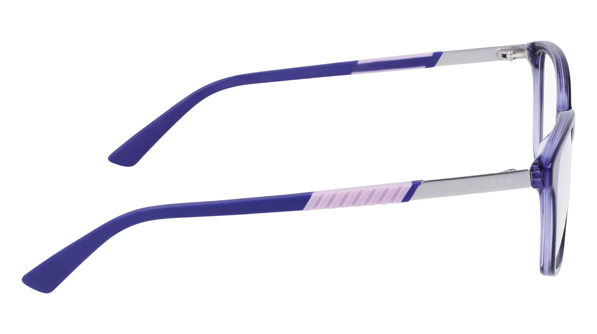 Cole Haan CH5052 505 Eyeglasses Women's Plum Crystal Full Rim 54-16-140