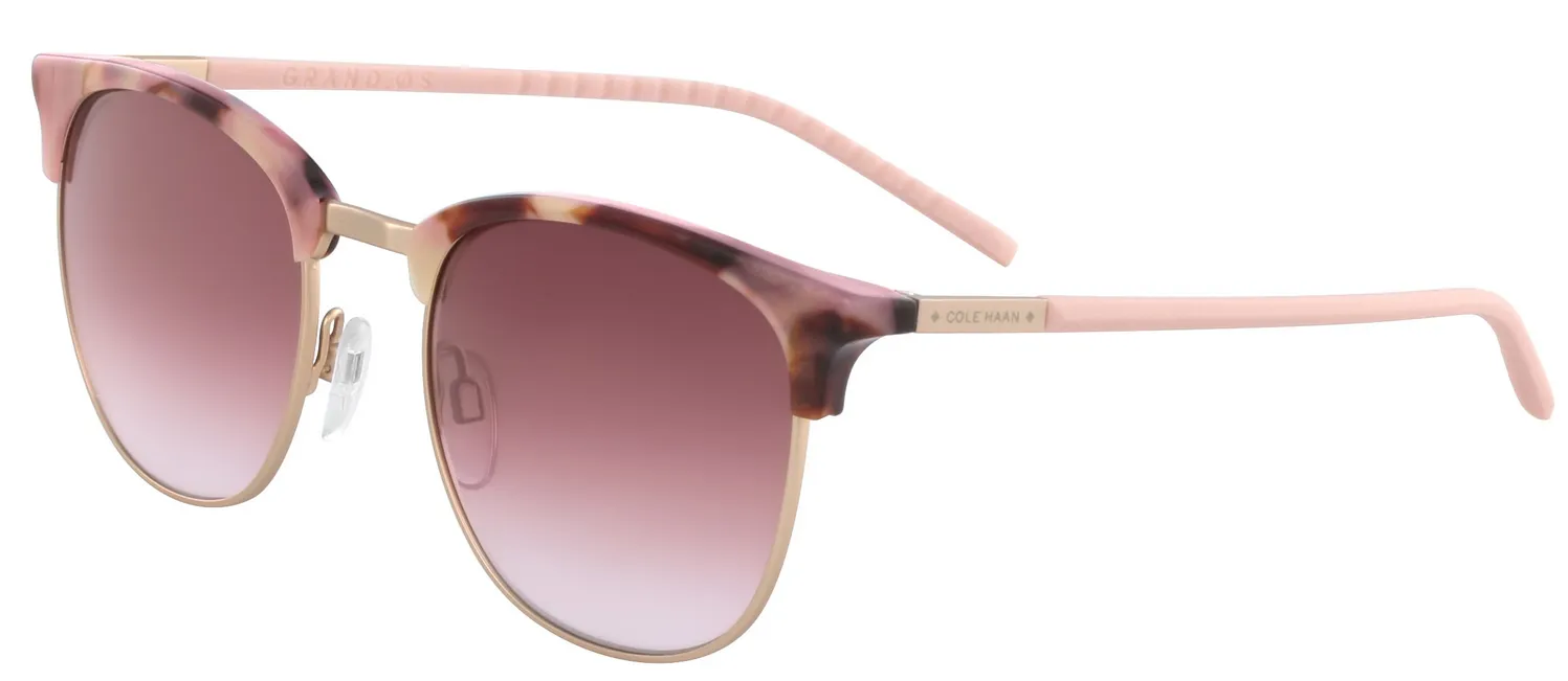 Cole Haan CH7066 275 Sunglasses Women's Blush Tortoise/Pink 52-20-135