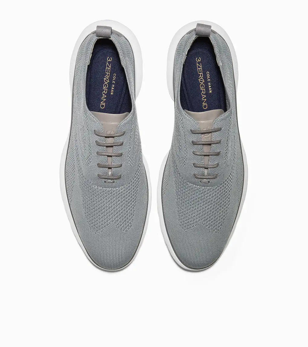 Cole Haan Zerogrand Wingtip Oxford Shoe Iron Stone-White