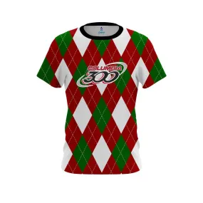 Columbia 300 Argyle Green CoolWick Bowling Jersey