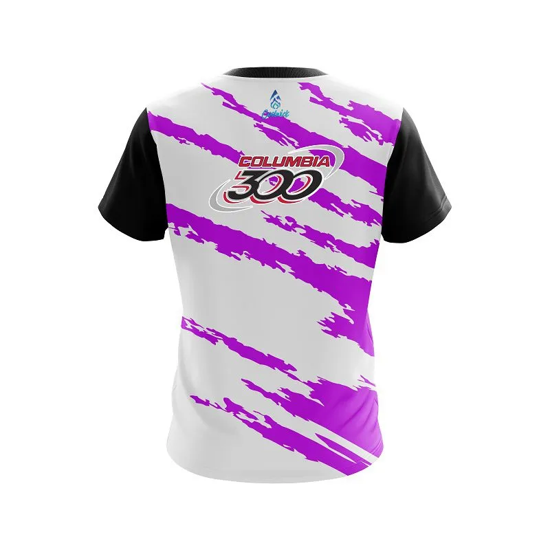 Columbia 300 Athlete Bolt Purple CoolWick Bowling Jersey