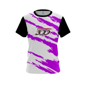 Columbia 300 Athlete Bolt Purple CoolWick Bowling Jersey