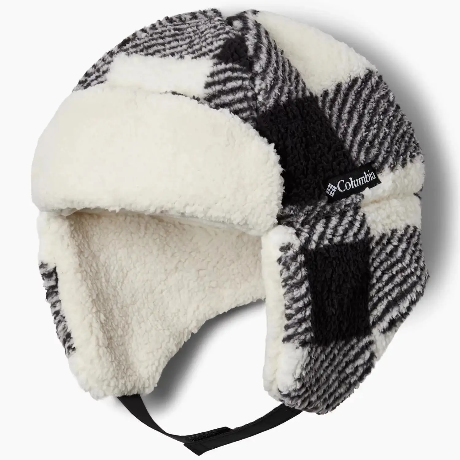 Columbia Chalk Check Rugged Ridge Sherpa Trapper Hat