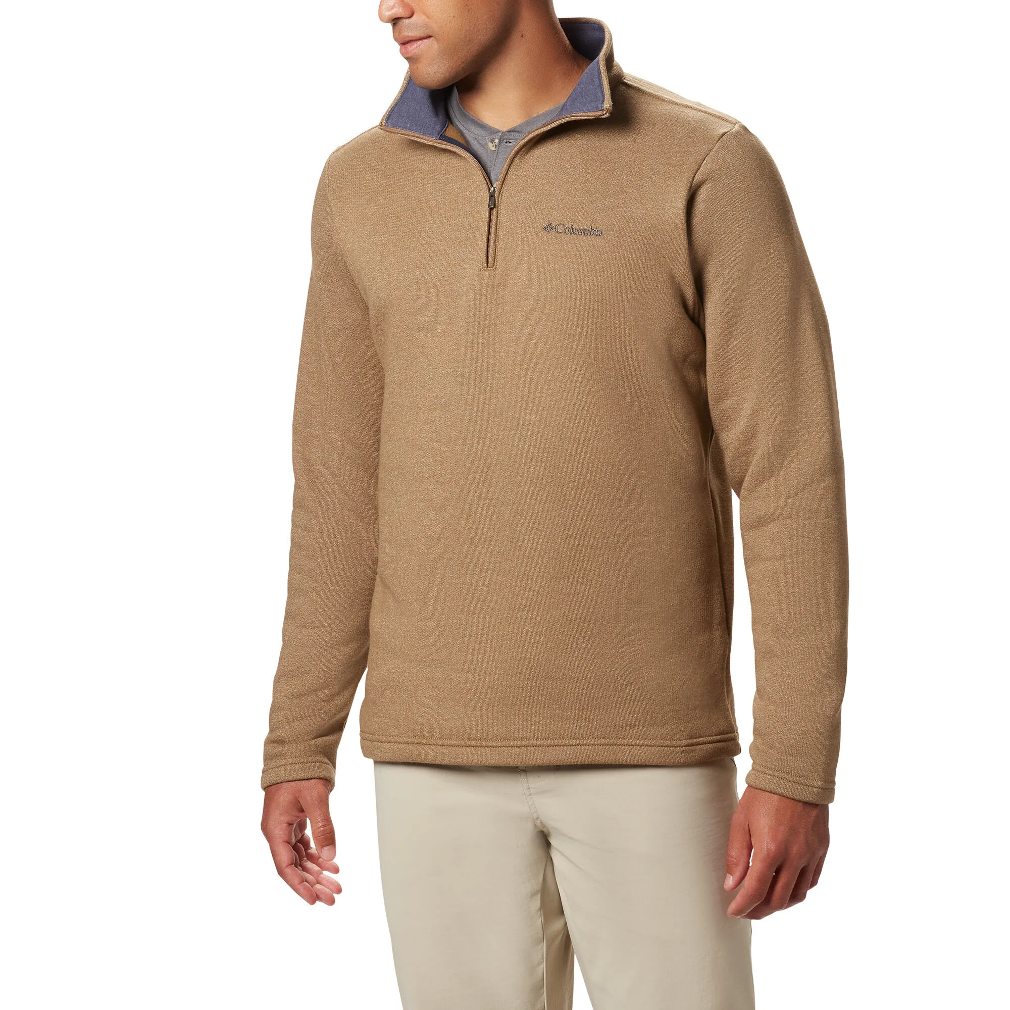 Columbia Men's Great Hart Mountain III Half-Zip Fleece Top