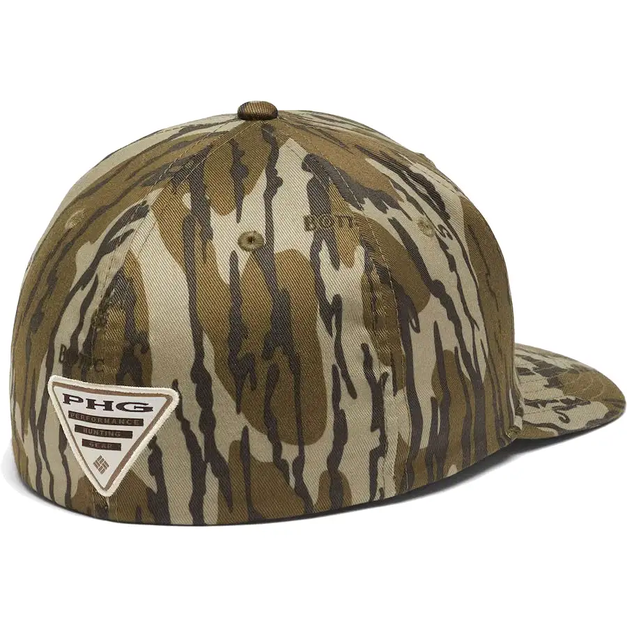 COLUMBIA MOSSY OAK CAMO BOTTOMLAND FLEX FIT HAT