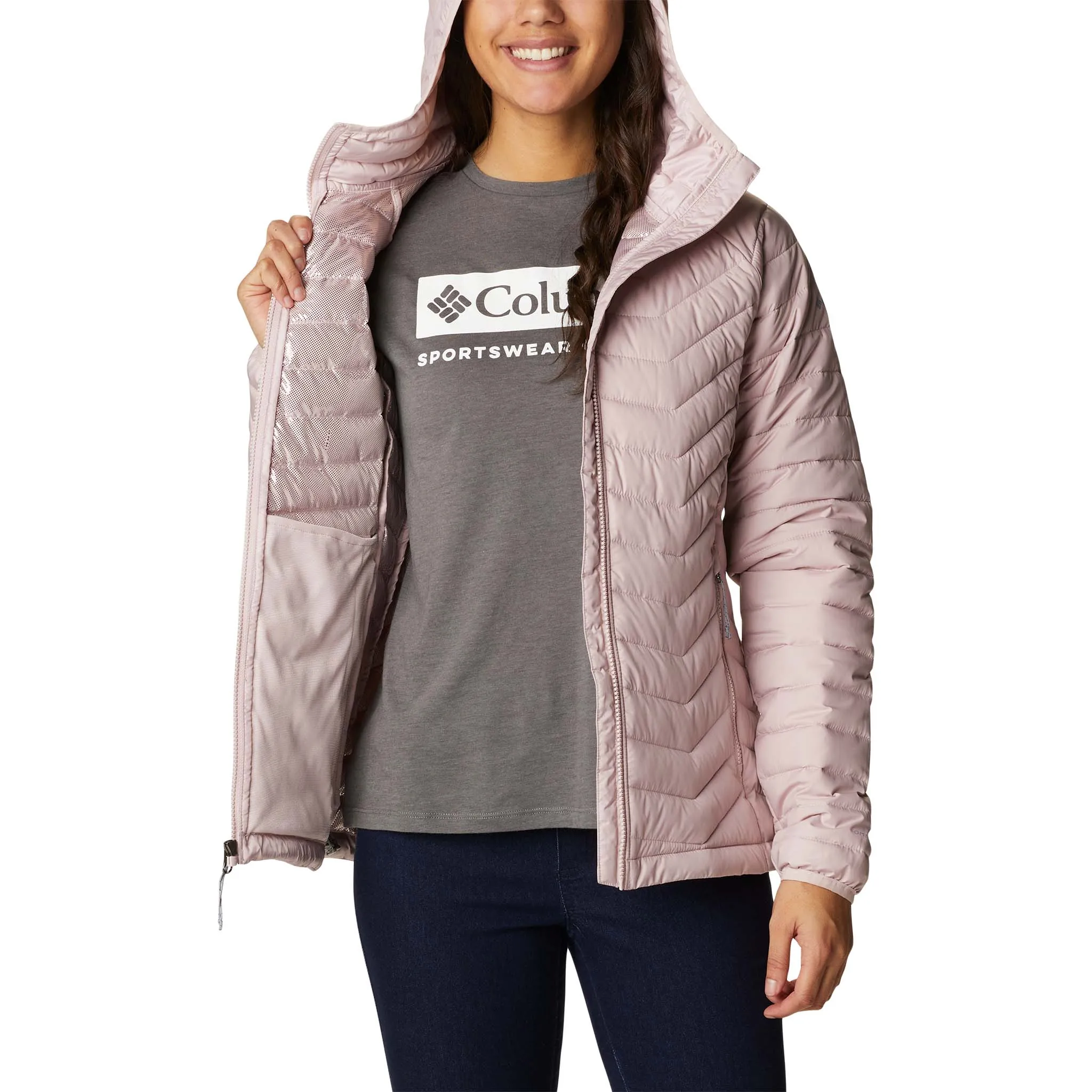 Columbia Powder Lite manteau doudoune sport à capuche pour femme