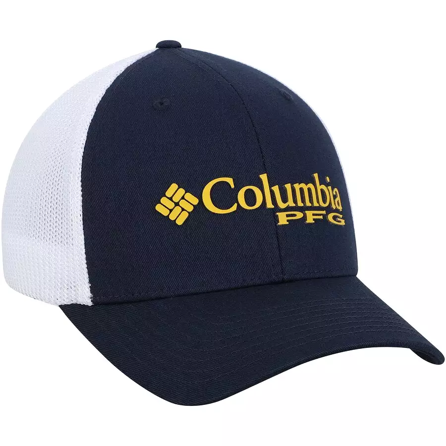 COLUMBIA WEST VIRGINIA PFG MESH FLEX FIT HAT