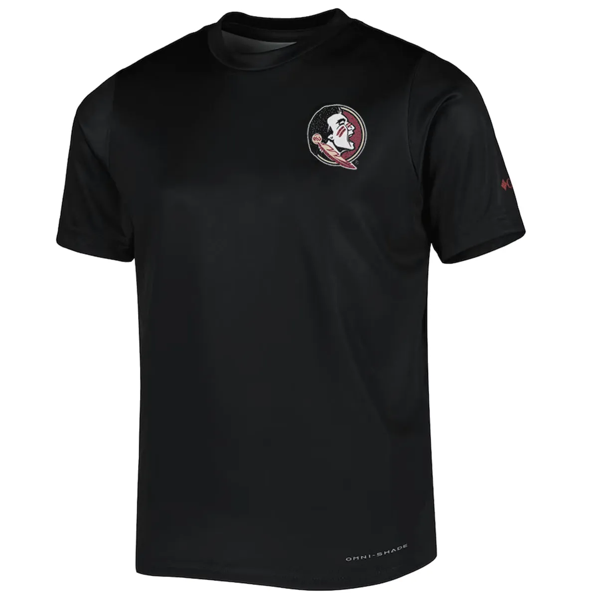 Columbia Youth Seminole Logo/State of Florida Design Terminal Tackle Short Sleeve Performance T-shirt - Black