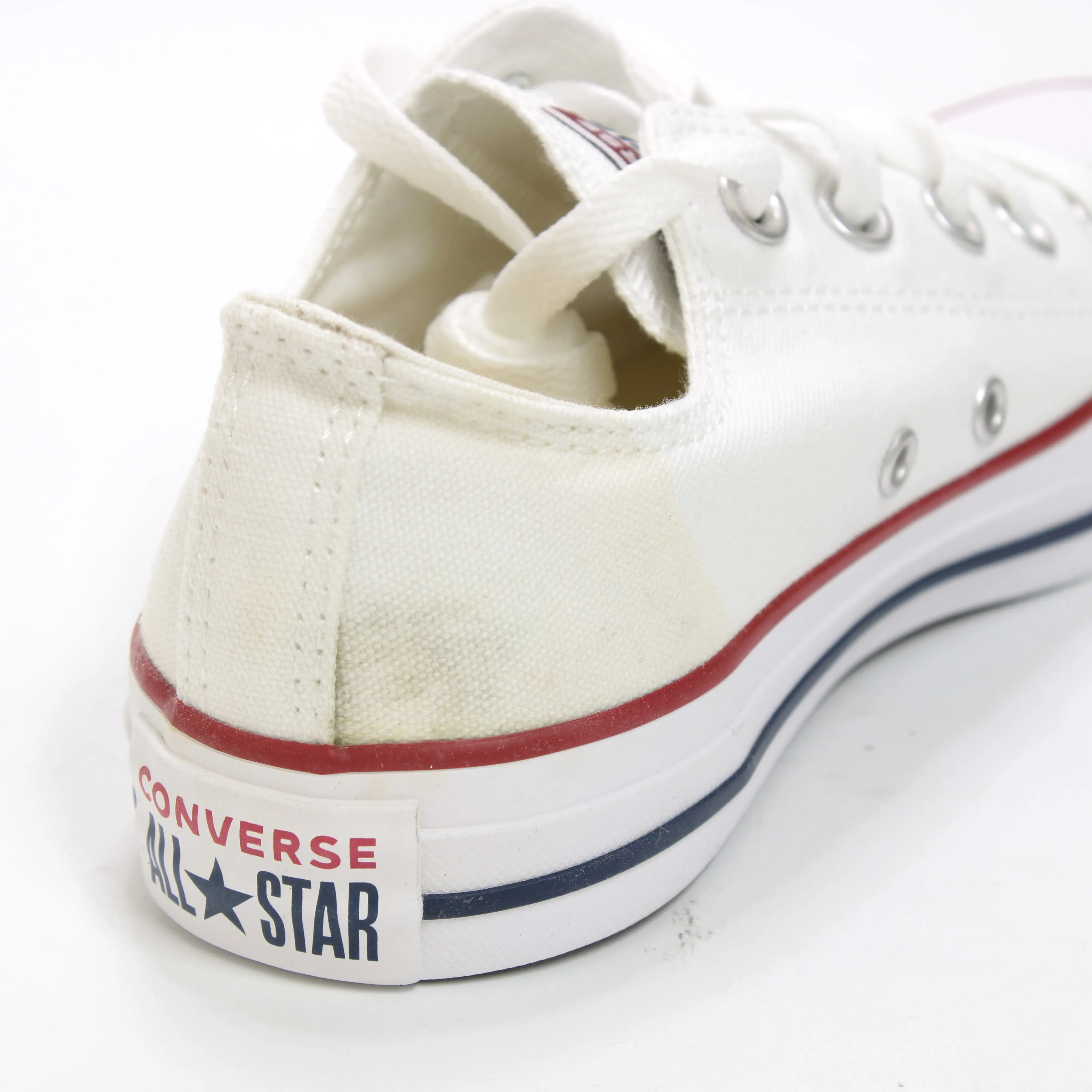 Converse All Star Low White Canvas Uk Size 4