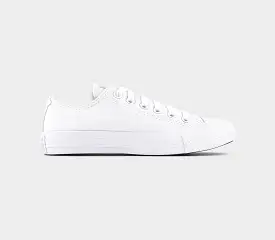 Converse All Star Low White Mono Trainers