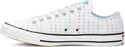 Converse Chuck Taylor All Star Top Pride Allover Rainbow Bolt/White