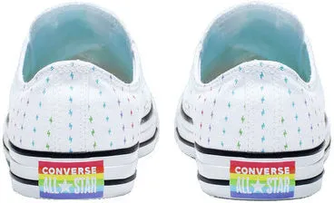 Converse Chuck Taylor All Star Top Pride Allover Rainbow Bolt/White