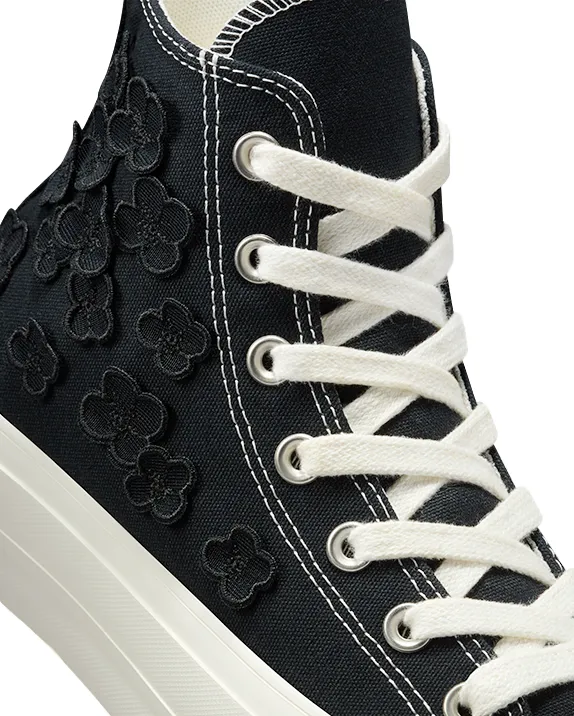 Converse Womens Chuck Taylor All Star Hi Top Lift Black/Black/Egret