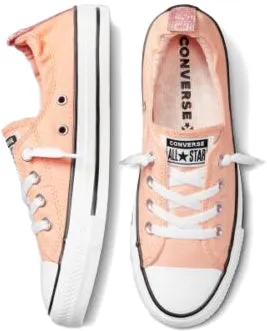 Converse Womens Chuck Taylor All Star Shoreline Slip Summer Florals Cheeky Coral/Lawn Flamingo