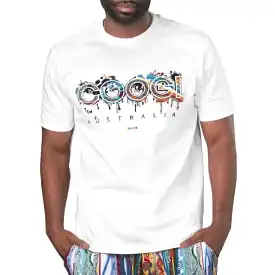 Coogi Logo Drip Tee (White) CG-KT-024