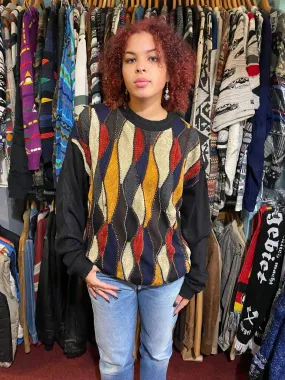 Coogi-Style 90s Pullover Jumper