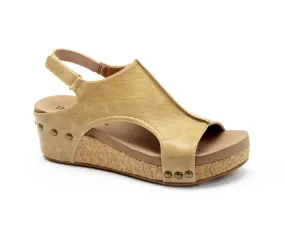 Corkys Volta 2 Wedge -Taupe Smooth