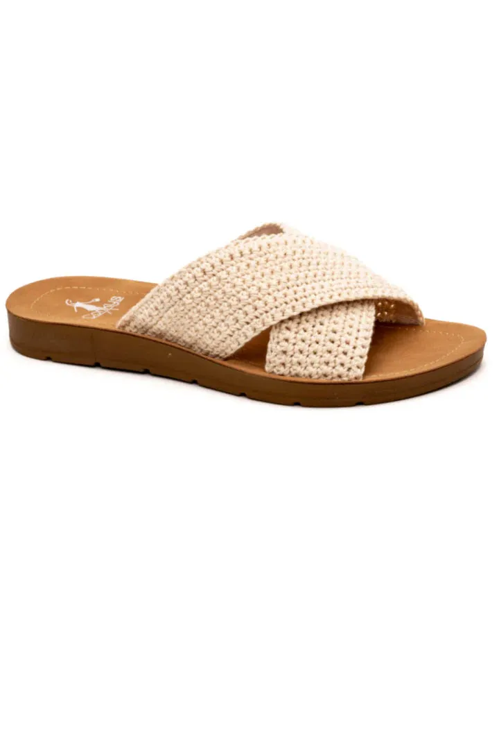 Corkys Women's Dig It Sandal - Ivory 41-0217