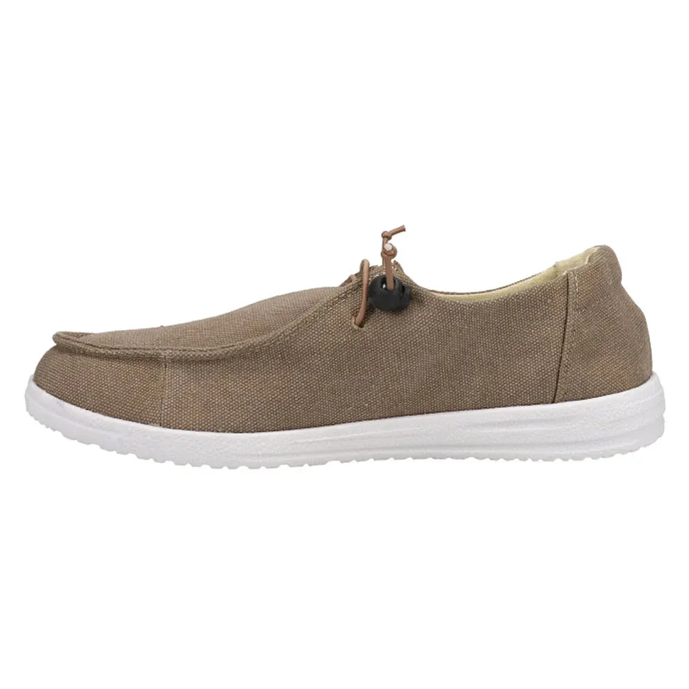 Corkys Women's Kayak Slip On Canvas Shoe - Khaki 51-0127