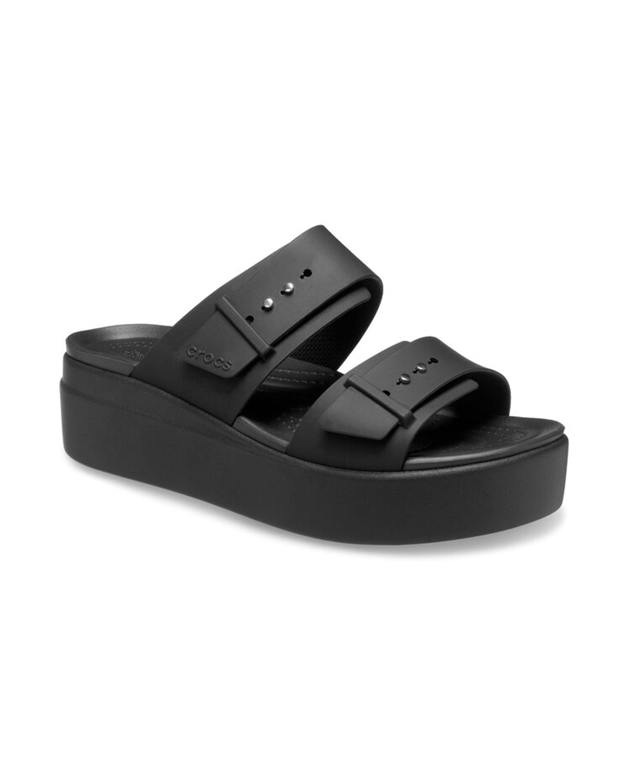 Crocs Brooklyn Sandal Low Wgew Nero