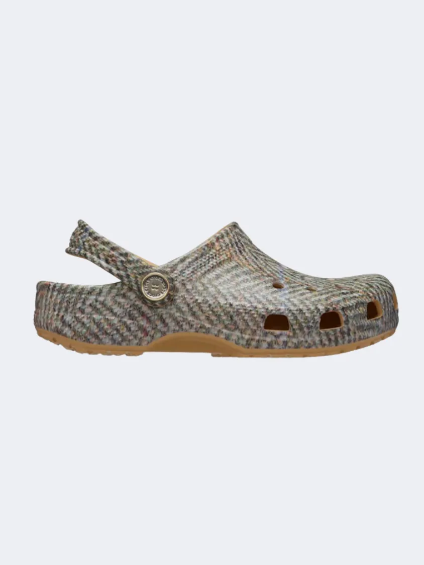 Crocs Classic Tweed Clog Kids-Unisex Lifestyle Slippers Wheat