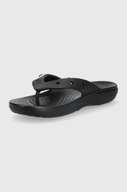 Crocs flip flops black color