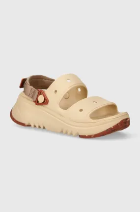 Crocs sliders Classic Hiker Xscape women's beige color 208181.2DS