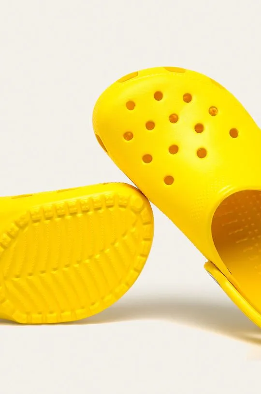 Crocs sliders Classic yellow color 10001