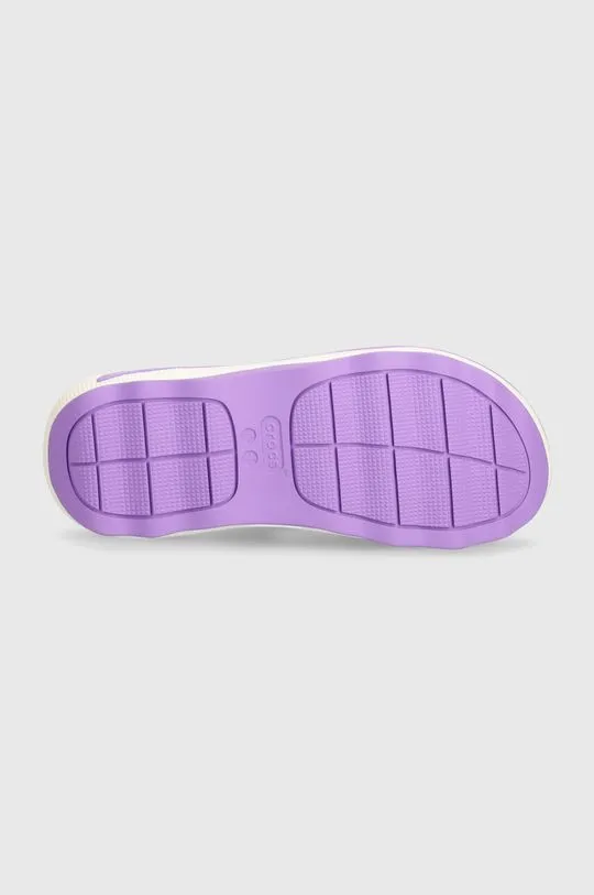 Crocs sliders Mega Crush Triple Strap women's violet color 209842